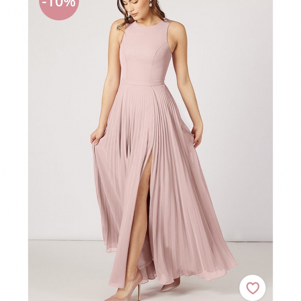 Azazie Dusty Rose Lindie Dress